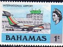 Bahamas - 1971 - Transports - 1 ¢ - Multicolor - Aeropuerto, Avión - Scott 313 - 0